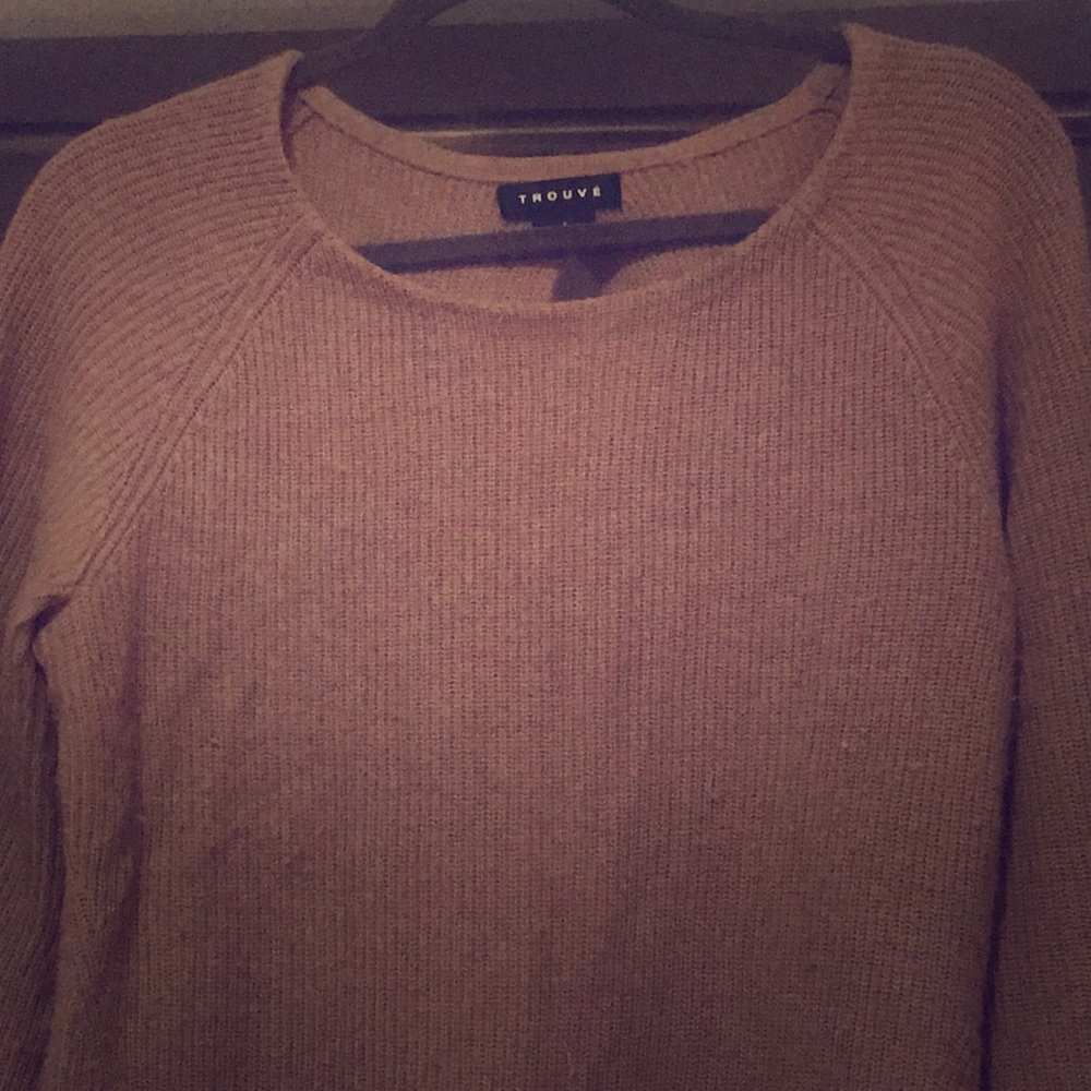 Open back sweater